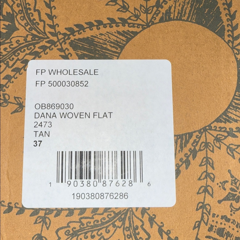 Free People Dana Woven Flat -Comes With Original Box Retails for $168.00 - Picture 5 of 8